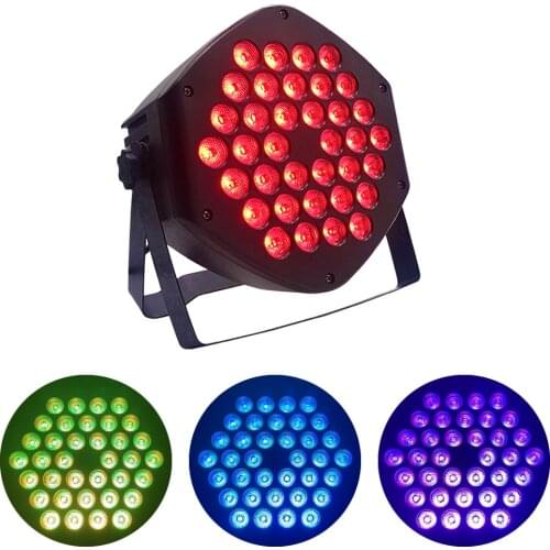 LED Par Lights 36x3W RGBW Strobe Light RGB 3IN1 LED DJ Wash Disco Light DMX512 Effect For Small Paty Party Bar Stage Lighting