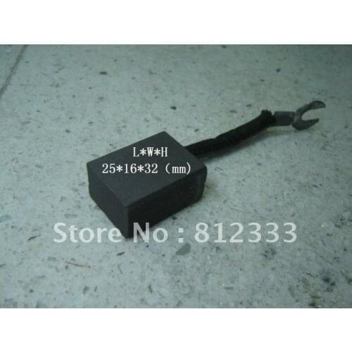 DC MOTOR CARBON BRUSH 25x16x32 mm(LxWxH) FOR ELECTRIC FORKLIFT VEHICLE GOLF SIGHTSEEING CARS STACKER PALLET MOTOR CARBON BRUSH