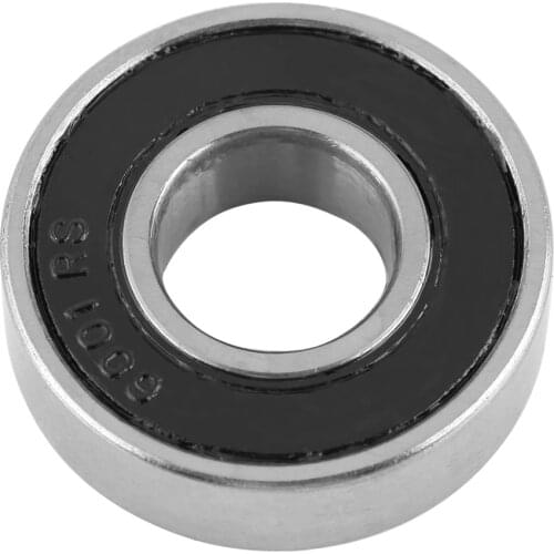 10Pcs/set 6001-2RS Ball Bearing Sealed Deep Groove Ball Bearings 2 Rubber Seals Protect 12x28x8mm for Industrial Machines Cars