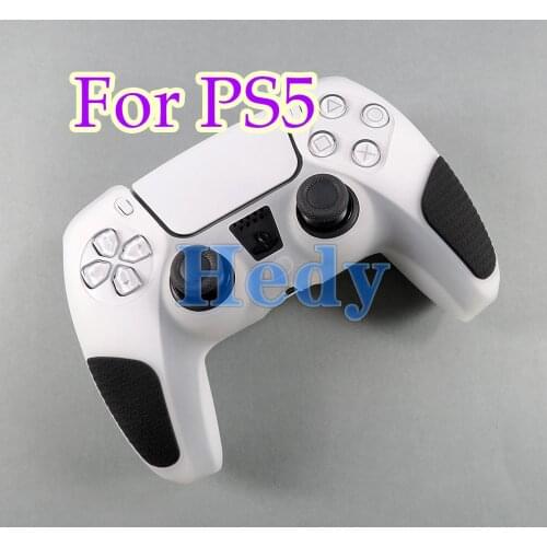 10pcs Thicken Soft Silicone Case For PS5 Controller Gamepad Protective Case Cover For Ps5 Sony Playstation 5 Cases Cover Skin