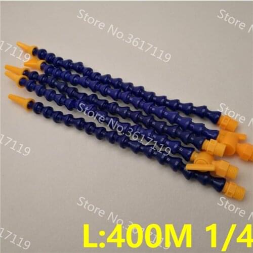 5PCS/LOT 400MM Cooling tube G1/4 water cooling pipe 1/4 Universal bamboo hose machine sprayer plastic nozzle