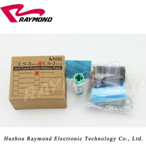 HiTi CS200e YMCKO 400 Images Ribbon, original cs-200e card printer color ribbons