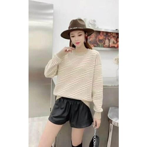 5 PCS Wholesale Autumn Winter Sweet Fashion Casual Solid Color women warm sweater woman sweaters
