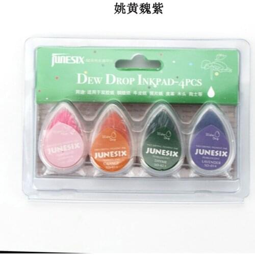 8 Colors Cute Fashion Pearl Oil Based For DIY Craft Rubber Stamps For Ink Pad Fabric Wood Paper Wedding Gift Finger Print