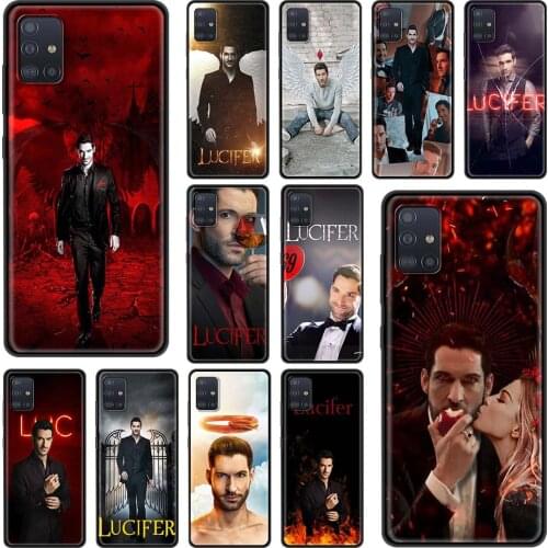 Phone Case for Samsung Galaxy A21S A51 A71 A70 A50 A31 A12 A02S Soft Shockproof Shell Cover Coque Lucifer