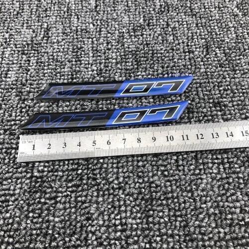 For Yamaha MT07 MT-07 MT 07 2018 2019 2020 Motorcycle Tank pad 3D Logo Sticker Body Shell Decal Protector Fairing Emblem Badge