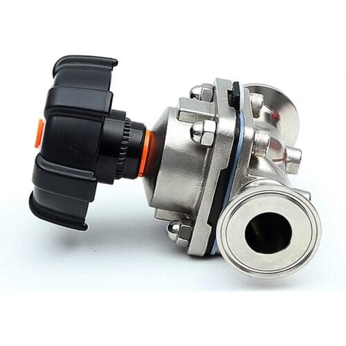 Fit 51mm Pipe OD x 2" Tri Clamp Sanitary Diaphragm Valve SUS 316L Stainless Steel For Homebrew Beer Brewing