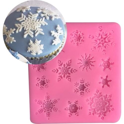 Snow baking mould chocolate mold