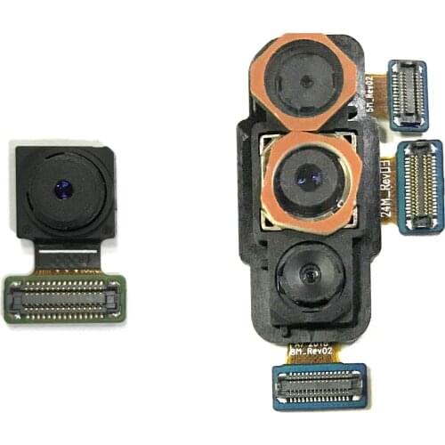 Front small facing Selfie camera/back main camera rear camera For Samsung Galaxy A7 2018 A750FN A750DS