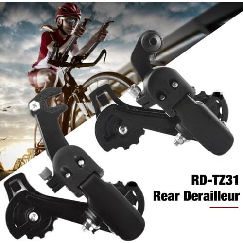 Mountain Bike Rear Derailleur Tourney RD-TZ31 6/7 Speed Bicycle Direct Mount Long Cage RD