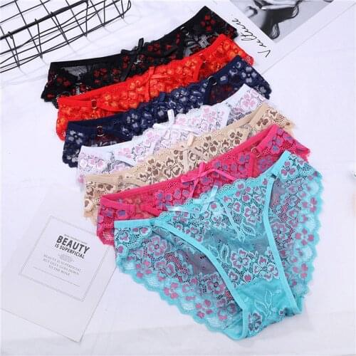 7Pcs/Set Seamless Panty Set Underwear Female Comfort Intimates Fashion Ladies Low-Rise Briefs Panties Women Sexy Lingerie