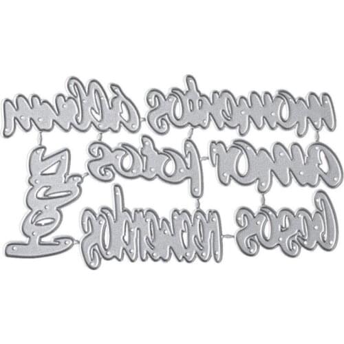 Metal Cutting Dies For Scrapbooking letter Stencils DIY Album Cards Decoration Embossing Folder Die Cuts New