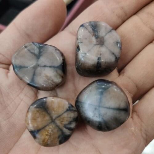 Natural gemstone raw staurolite polished fairy cross stone mineral specimen reiki healing quartz crystal stone as a gift