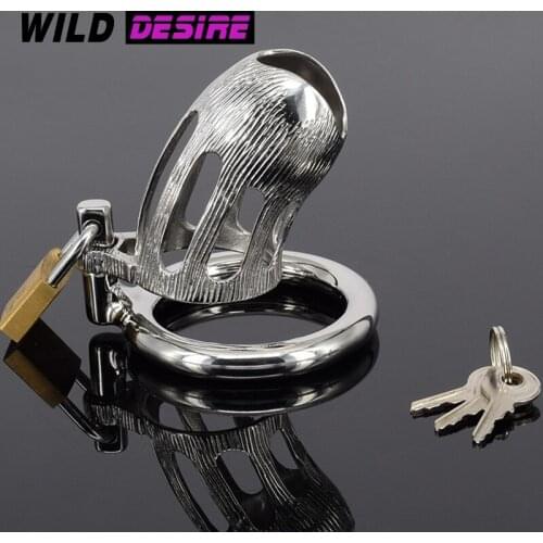 New Small Rough CB Chastity Belt Lock Male Short Metal Chastity Cage Stealth Penis Lock Ring Fetish Virginity Adult SM Games 18
