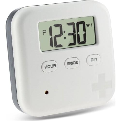 Dust-proof Separated Pill Organizer Pill Box Case Electronic Timer Alarm Clock Reminder Medicine Storage Dispenser