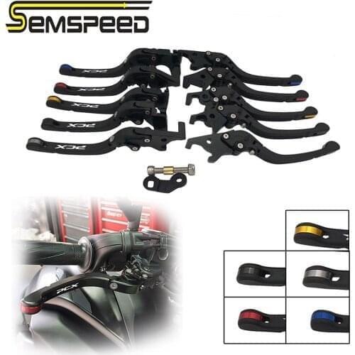 Semspeed PCX 150 125 160 2021 Adjustable Folding Parking Brake Levers Brakes For HONDA PCX125 PCX150 Clutch Automatic Lock Lever