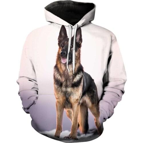 2021 Cute 3D Hoodies Men/women Fashion Long Sleeve Hooded Sweatshirt Cool Funny Dog Clothes Mankind s Friends Men clothing Tops