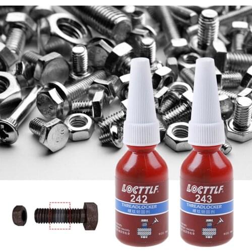 10ML Sealing Screw Glue Retainer Locking Adhesive Metal Screw Anaerobic Adhesive 243 242 Glue Locking Agent Anti-corrosion