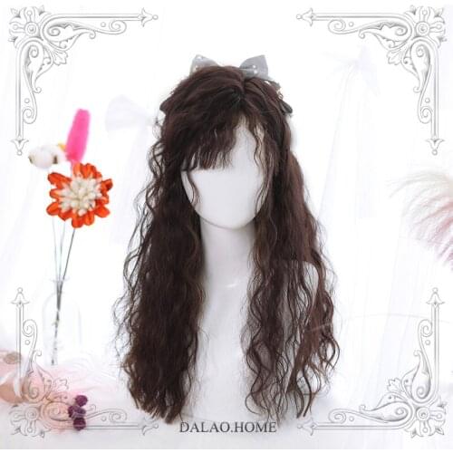High Quality Multi-Colored Soft Girl Lolita Sheep Curly Fluffy Egg Roll Wig