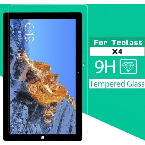 Premium Explosion Proof Tempered Glass Film For Teclast X4 11.6 Inches Glass Screen Protector Film Front Clear Cover + Cloth