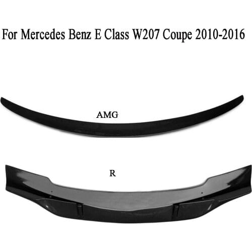 Carbon Fiber Rear Trunk Spoiler For Mercedes Benz E- Class W207 Coupe 2009 2010 2011 2012 2013 2014 2015 2016 AMG Renntech Style
