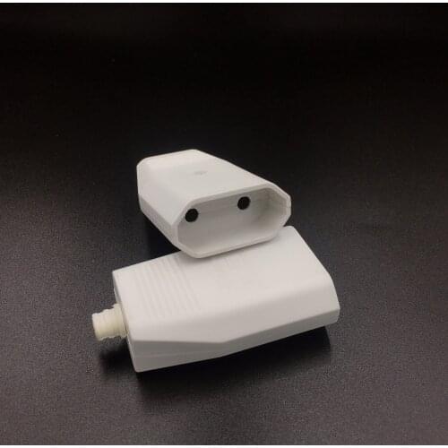 1PC White Assembly EU female Detachable plug adapter European EU mother hole industrial machine avoid welding power cord socket