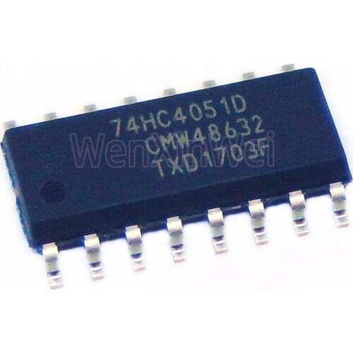 10PCS 74HC4051D SOP16 74HC4051 SN74HC4051DR SOP-16 SOP SMD