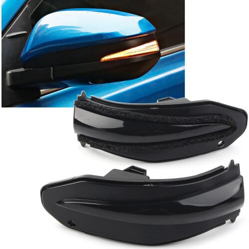 1Pair Car LED Side Mirror Sequential Dynamic Amber Turn Signal Light For Toyota 4Runner 2014 2015 2016 2017 2018 2019 2020