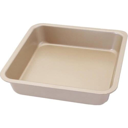 7/8 Inch Square Baking Pan High Carbon Steel Chef Nonstick Toast Bread Bakeware Pan Toast Cookie Oven Microwave Tray Mold T W6m6