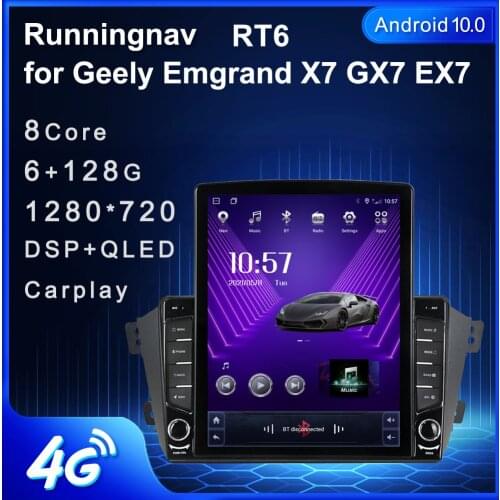 9.7" Android 10.1 For Geely Emgrand X7 GX7 EX7 2011-2018 Tesla Type Car Radio Multimedia Video Player Navigation GPS