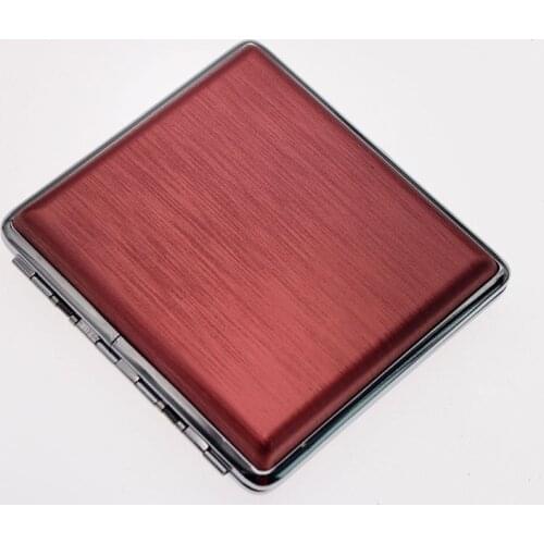 INS 1Pc Smoking Accessories Automatic Press Cover ABS Plastic+Metal Cigarette Case Smoking Storage Box For Lady And Women