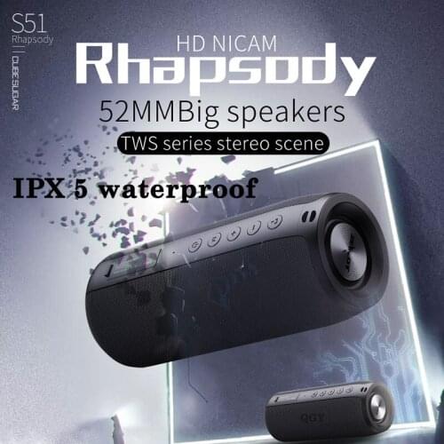 100% Original Zealot S51 Bluetooth Speaker Portable Wireless Bass Subwoofer Outdoor Speakers Original Boobmbox 2 qgy Charge 4 5