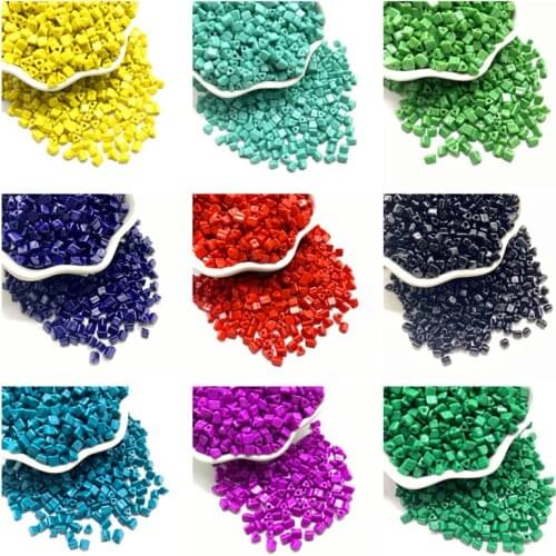 300pcs/Lot 3mm triangle glass beads with holes DIY Bracelet Necklace Beads For Jewelry Making DIY Earring Necklace