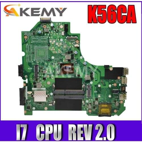 For ASUS K56CA K56CM S56C A56CM A56C S550CM K56CB S550CB I7 REV 2.0 laptop motherboard tested 100% work original mainboard