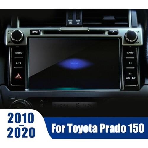 For Toyota Land Cruiser Prado 150 2010-2017 2018 2019 Car GPS Navigation Tempered Glass Screen Protector Steel Protective Film