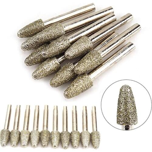 For Dremel Rotary Tools Power Tool Accessories For Engraving and grinding For Dremel Tool Set Emery Grinding Head 6mm Shank 1Pc