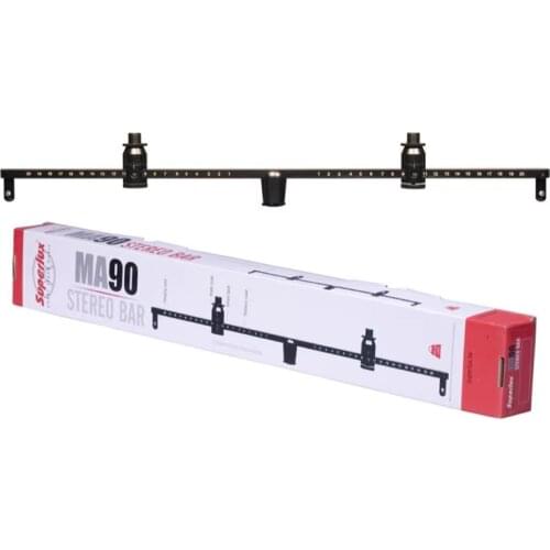 SUPERLUX MA90 dual microphone stand for stereo sound recording