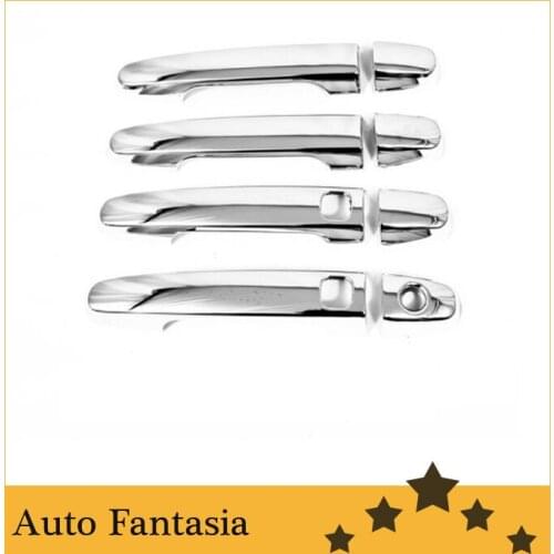 Chrome Door Handle Cover with Keyless Access for Toyota Yaris Hatch / Vios Sedan 05-09 -Free Shipping