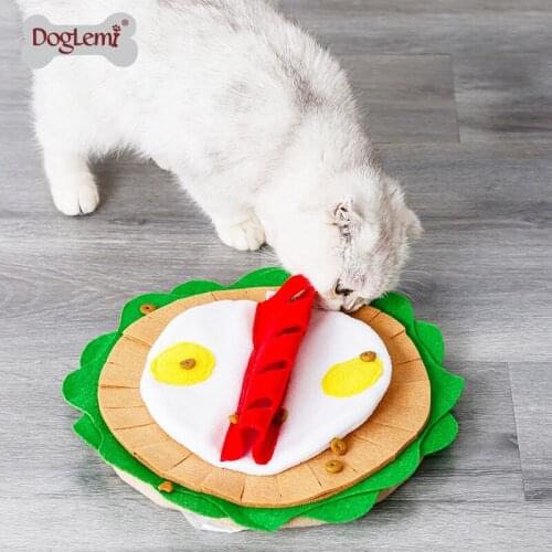 Pancake Sniffing Dog Training Toys Dog Training Sniffing Pet Supplies Puzzle Slow Food Dog Bowl