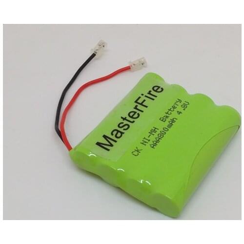 MasterFire 4.8V AAA 800MAh Ni-MH battery circuit board medical equipment toys Rechargeable NIMH Batteries Cell Pack with Plugs