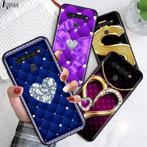 Money Diamond Art for LG G8 G8S G8X V30 V35 V40 V50 V60 ThinQ Q60 K40 K50 K51 K61 K71 K92 K62 Soft Black Phone Case