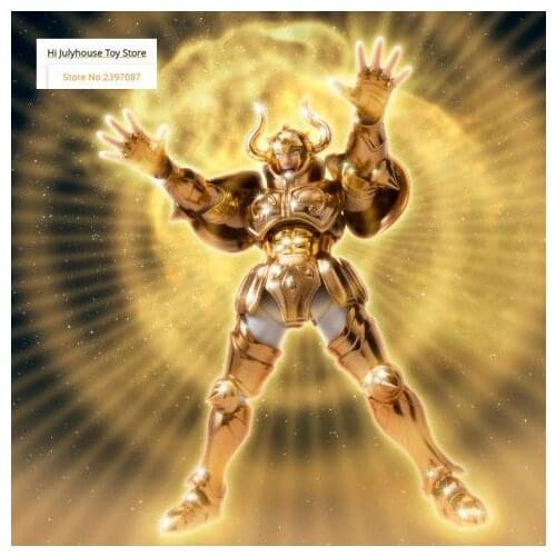New Arrival Bandai Metal Club EX OCE Color Taurus Aldebaran Saint Seiya Myth Cloth Gold Action Figure