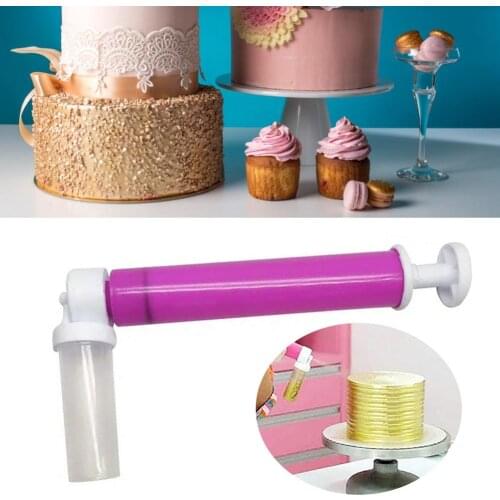 New Manual Airbrush Cake Decorating Tool Set For Cupcakes Desserts Baking Tools Quickly And Easily Apply Paint Glitter On Cake