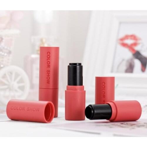 Empty Lip Gloss Tubes Empty Cosmetic Containers Lipstick Jars Pink Balm Tube Cap Container Travel Makeup Tools 10pcs/lot