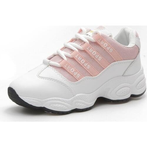 Chic Sport Shoes Woman Fitness Flat White Shoes Korean Tourism Boom Running Shoes For Women Net Sports Trend Travel Shoes