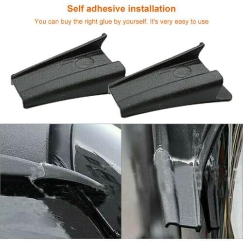 Pair Water Rain Gutter Extension For Jeep Wrangler JL 2018 2019 2020 Car Auto Accessories