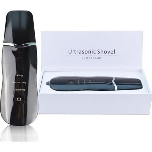 Ultrasonic Ion Spa Skin Scrubber Peeling Pores Dirt Cleaning Beauty Care Device Remove Wrinkle Facial Lifting Vibration Massager
