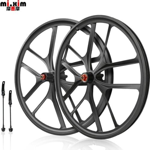20 inch Bike Wheelset Disc Brake Wheel 451 Bicycle Disc Brake Magnesium Alloy Wheel Integrated Wheel Cassette Wheelset