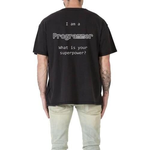 COOLMIND 100% cotton funny programmer men T shirt big size funny men T shirt o-neckoversized programmer men t-shirt tee shirts