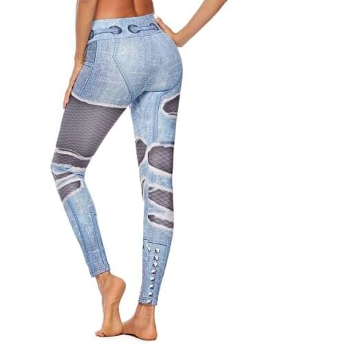 TENTEN Womens Workout Leggings Women High Waist Leggings Womens Fitness Legging Holographic Gothic Womens Clothing Pants Jegging